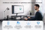 Support Écran Ergonomique surélevé Ervity