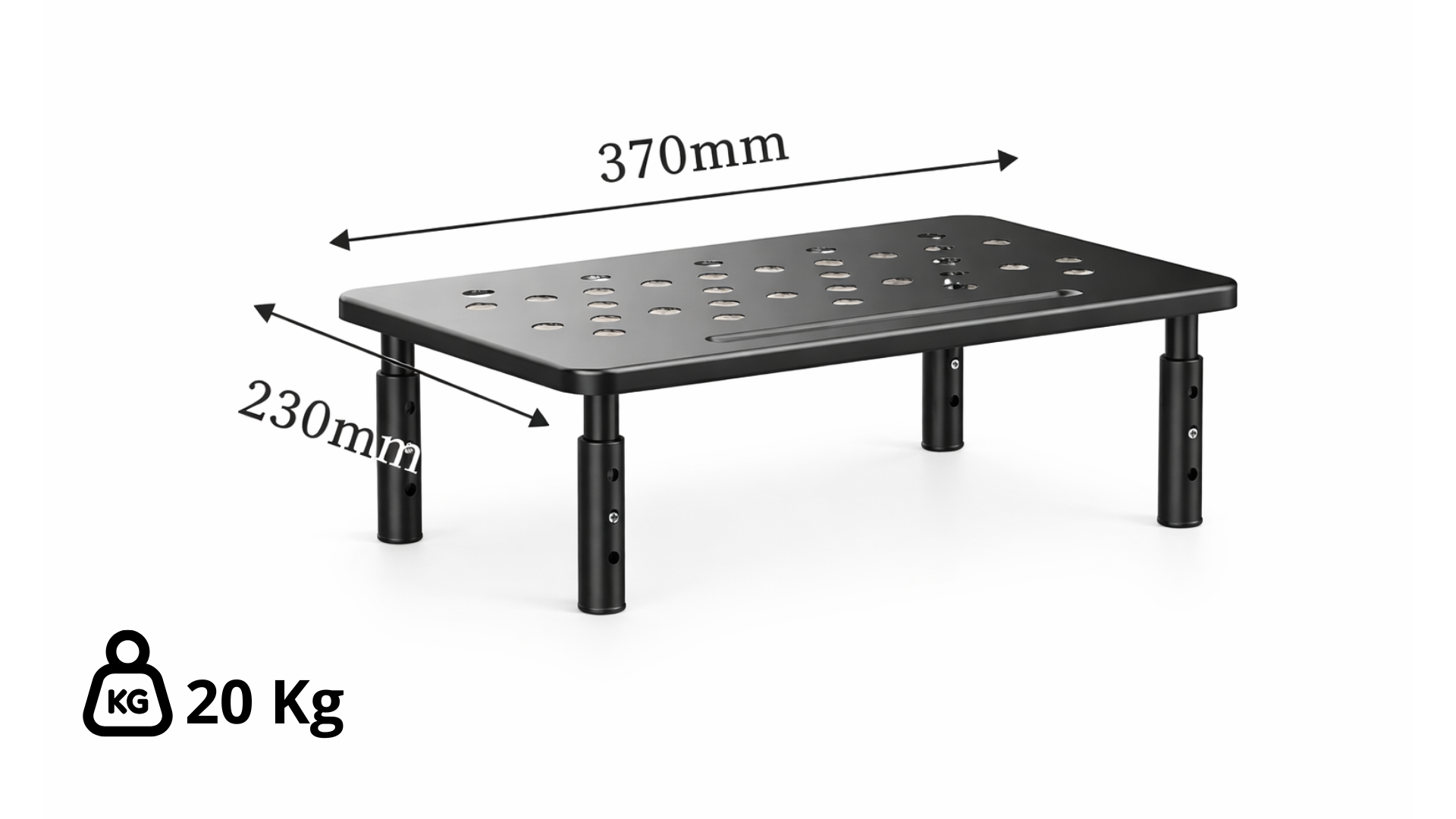 Support Écran Ergonomique surélevé Ervity